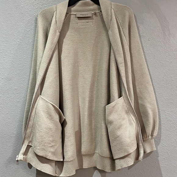 FEAR OF GOD ESSENTIALS Knit Zip Jacket size M - Picture 9 of 17